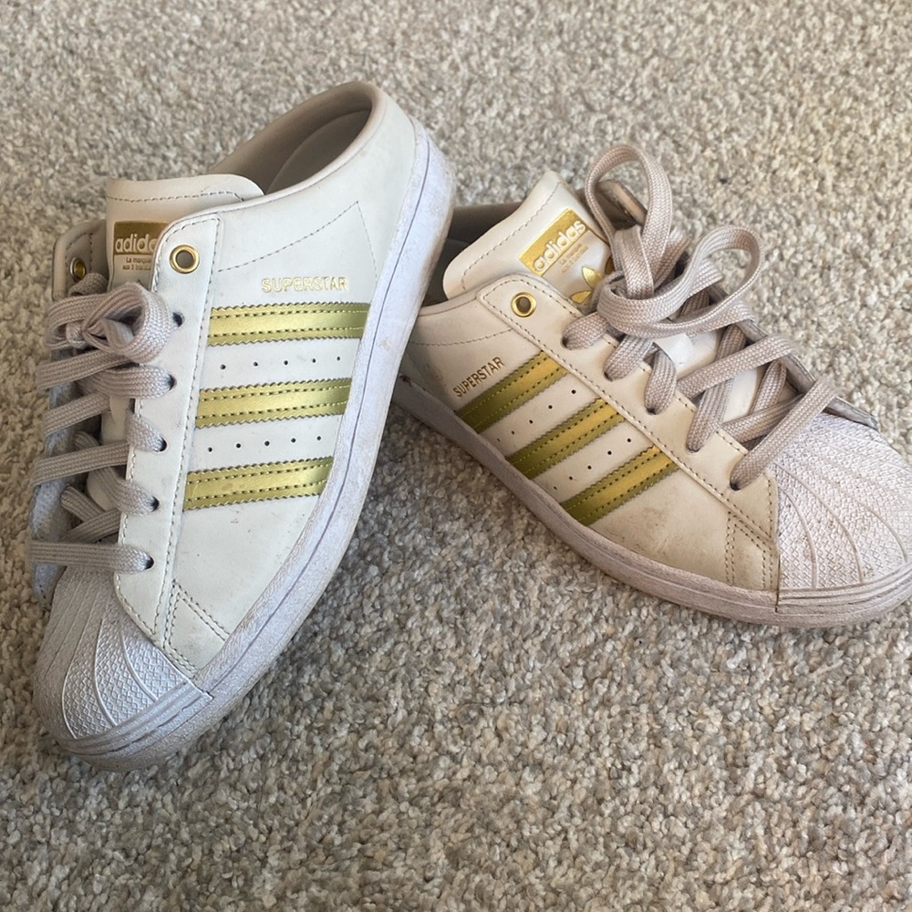 Adidas tennis shoes slides